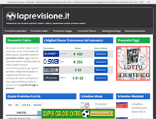 Tablet Screenshot of laprevisione.it
